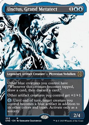 Unctus, Grand Metatect (Showcase) 303 Phyrexia: All Will Be One Magic MTG