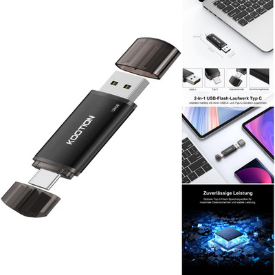 USB C Stick 128 GB OTG Flash Laufwerk 2-in-1 USB 2.0