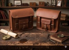 Borse a mano produttive in pelle di capra vero vintage fatte a mano