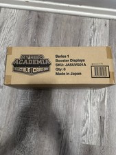 My Hero Academia TCG Wave 1 Series 1 1st Edition  Booster Box - 6 Ct Sealed Case