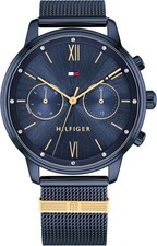 NEW GENUINE TOMMY HILFIGER LADIES WATCH 1782303 NAVY BLUE STRAP - 2 Y WARRANTY