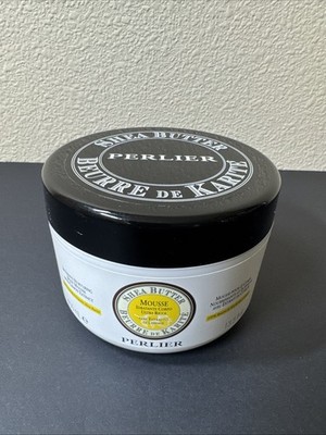 Perlier Shea Butter Body Mousse with Lemon Extract 13.5 oz 400 ml New Sealed