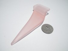 Sea Glass, Long Lite Pink with Bent Edge