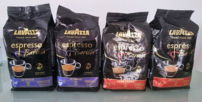 Lavazza Espresso Barista Kaffeebohnen 4x 1kg Intenso & Gran Crema NEU! OVP!