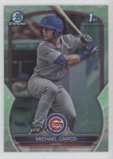 2023 Bowman Draft Chrome Lunar Glow Refractor Michael Carico #BDC-170 00ht