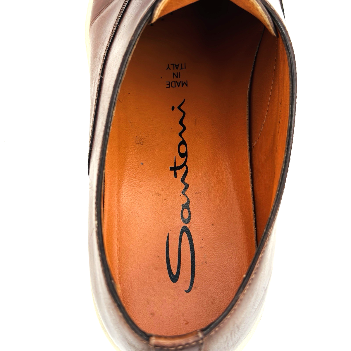 Santoni Durbin Cap Toe Oxford Shoes Men\'s Size 8‎ Brown Santoni - Darian Brown Leather Cap Toe Oxford | Mitchell Stores main image 2
