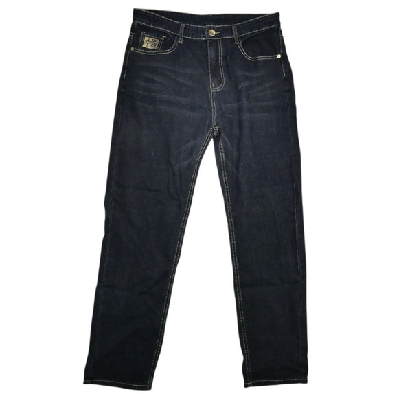 Original Designer Jeans Women's Size W32 L29 Dark Indigo Cotton Stretch Denim