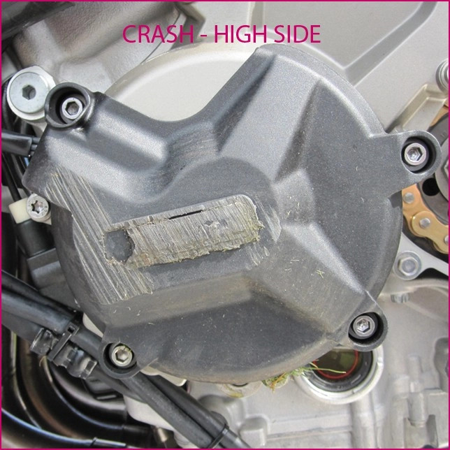 Protection alternateur GB Racing antichoc en nylon et fibre de verre pour moto BMW S1000RR