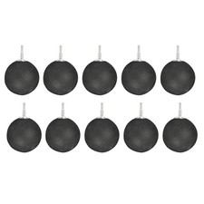 10 Pieces EVA Foam Arrow Tips for Backyard For CS Game Practice Black Color