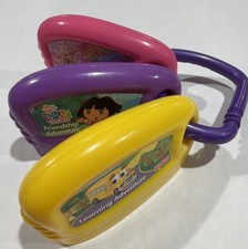 Fisher Price SMART CYCLE Cartidge Game Lot Dora, Learning Adventure, Barbie.