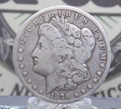 1879 ''CC'' Morgan SILVER Dollar *CARSON CITY* Mint *CAPPED* $1 #EC6 ECC&C, Inc.
