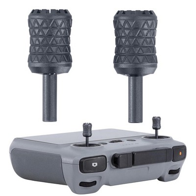 Für RC RC 2 RC Pro 2 2 Stück Faltbare Metall Joystick Thumb Rocker Schwarz