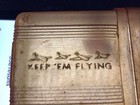Vintage Military WW II KEEP EM FLYING PLASTI CIGERETTE CASE WATERPROOF  — photo 10