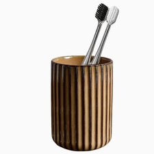 Ceramic Toothbrush Holder for Bathroom, Ceramic Toothbrush Cup, Toothpaste Or...