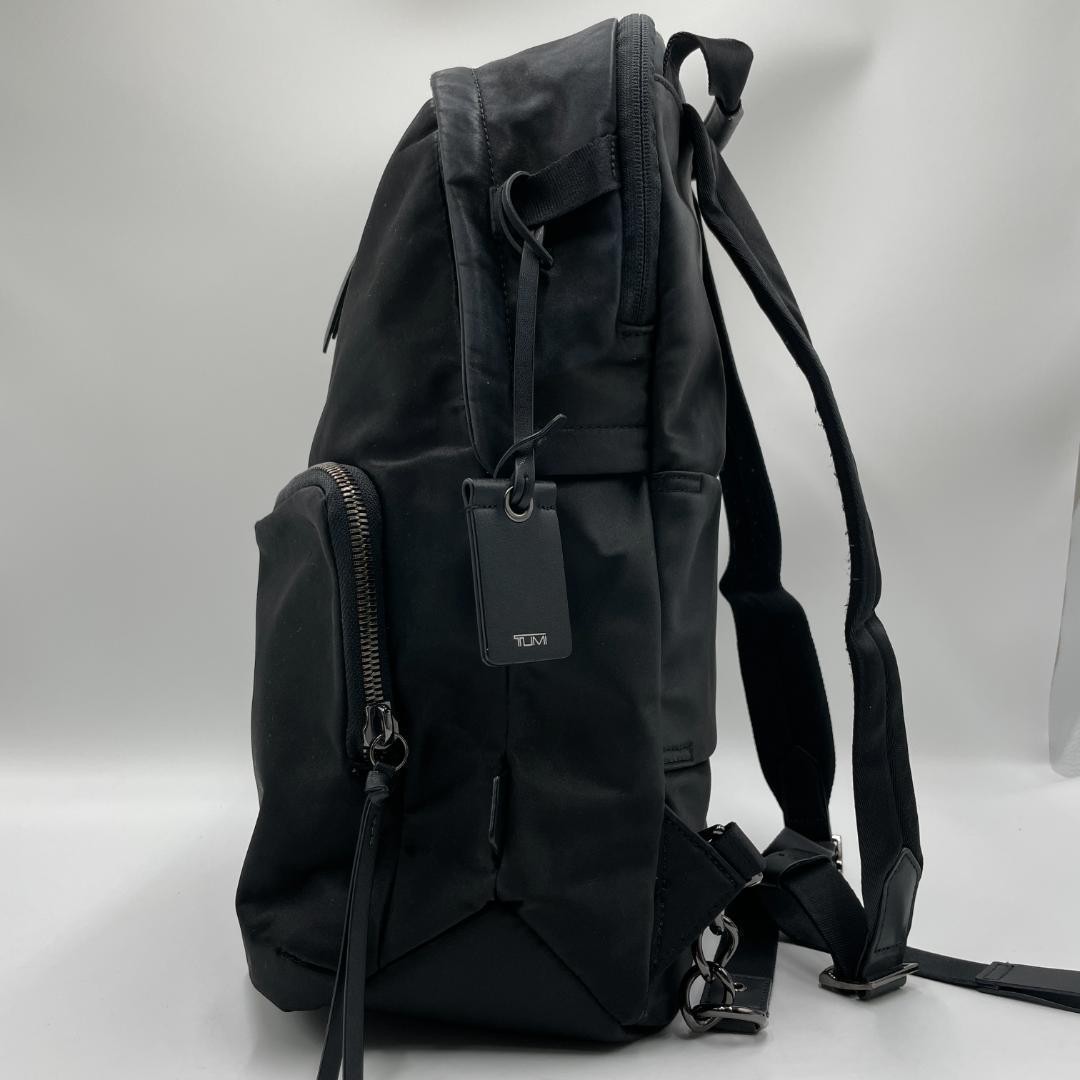 TUMI Backpack DEVOE Meadow Pattern Nylon Black - image 6