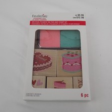 Recollections Valentines Day Archival Pigment Ink Pad and Stamp Set New Package
