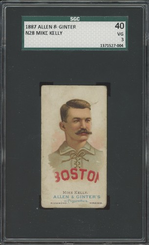 1887 N28 Allen & Ginter #27 Mike Kelly — SGC 3