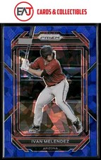 Ivan Melendez 2023 Panini Prizm Blue Ice Prizms #143 Arizona Diamondbacks