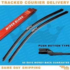 Front Wiper blades for Citroen C5 Aircross 2019-2024 Push Button 26" 16"