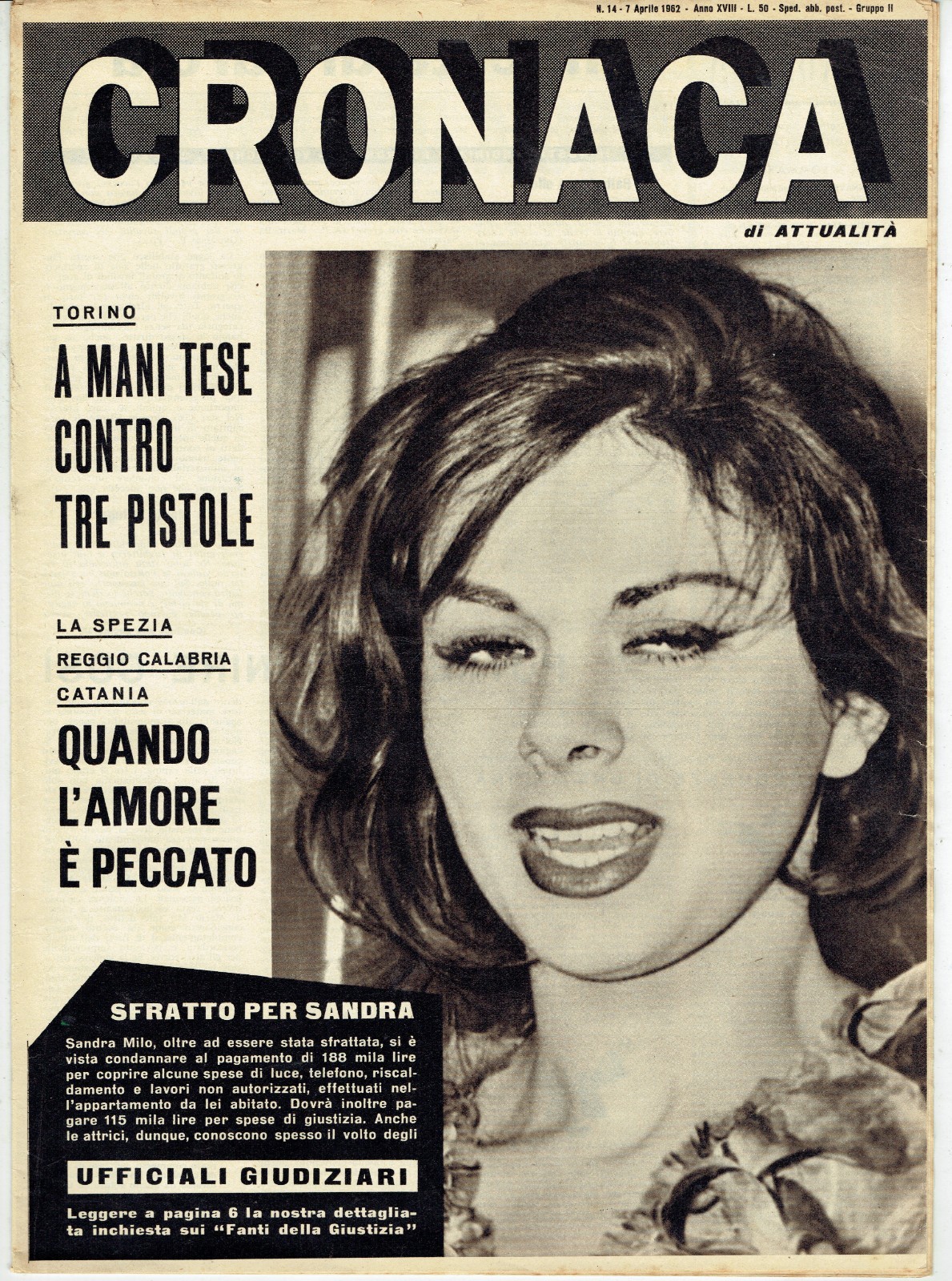 CRONACA 1962 ALBERA GIOIELLERIA TO=ADRANO=OMOSESSUALITA LGBT=UFFICIALI GIUDIZIAR