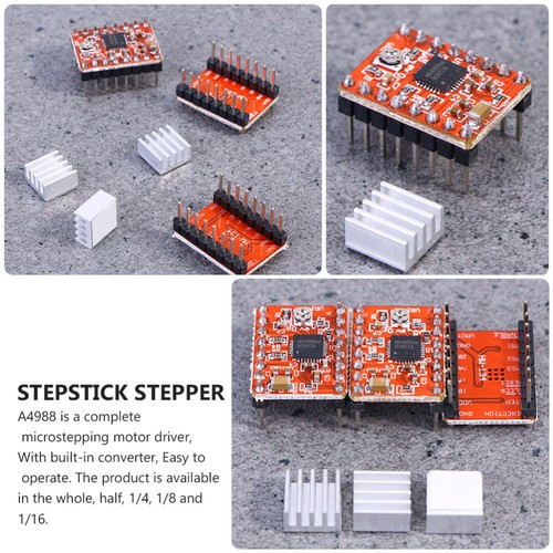 5 Stück 3D Drucker Zubehör Schrittmotor Treiber Baby Pololu A4988 - Bild 7 von 12