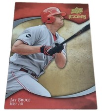 2009 Upper Deck Icons #52 Jay Bruce Cincinnati Reds MLB Baseball Card (B