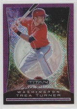 2020 Panini Chronicles Titan Purple Mojo /75 Trea Turner #21 0zg6