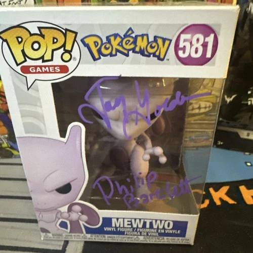 Jay Goede Signed Funko Pop! Pokémon: Mewtwo #581 , Character Name