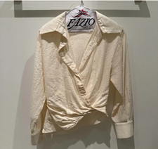 Jacquemus Womens  Le Splash  White Linen Shir...