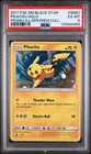 2017 POKEMON SM BLACK STAR PROMO #SM81 PIKACHU-HOLO PSA 6