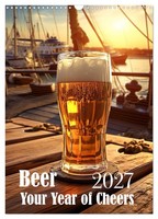 Beer (Wall Calendar 2027 DIN A3 Portrait), Calvendo 12 Month Wall Calendar