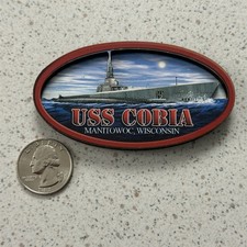 USS Cobia Manitowoc Wisconsin 3D Wood Travel Souvenir Fridge Magnet #52738