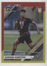 2019 Panini Donruss Optic Rookies Red & Yellow Prizm Saquan Hampton #138 0o6v