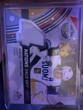 2025-26 SP Game Used #4N-MG Mikael Granlund 4 Nations Face-Off Fabrics Finland