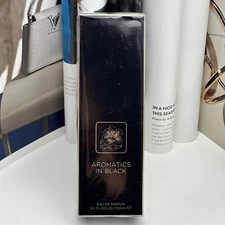 Clinique Aromatics in Black Eau de Parfum 3.4 oz 100 mL New in Box Sealed Spray