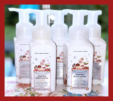 Bath  Body Works WHIPPED WHITE COCOA 8.75oz Gentle Clean Foaming Hand Soap x5 