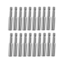 20PC Screwdriver Extension Drill Bit Tip Holder 1/4 Hex Magnetic Nut Driver Tool
