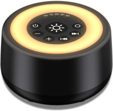 Sleepbox Sound White Noise Machine with 25 Soothing Sounds and 10 Black