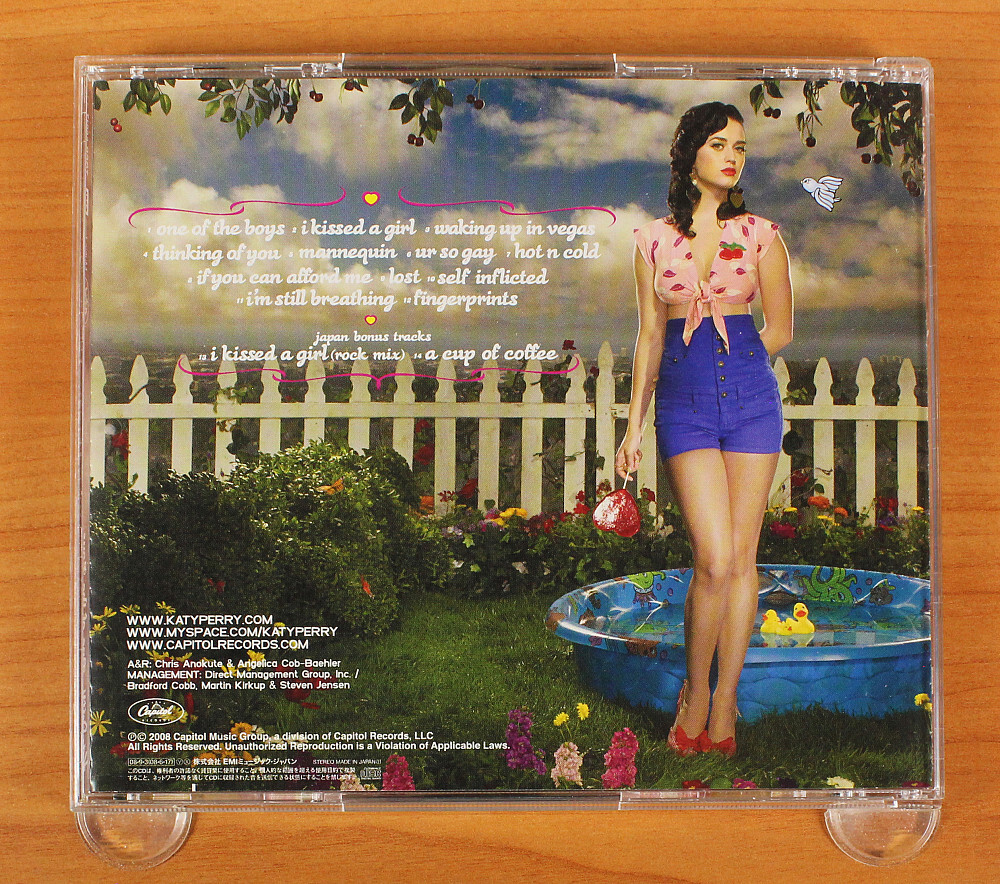 Katy Perry - One Of The Boys CD (Japan 2008 Capitol Records) TOCP