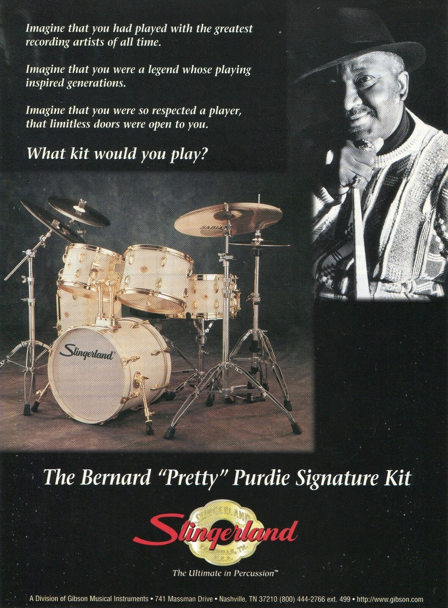 1997 Print Ad of Gibson Slingerland Bernard 