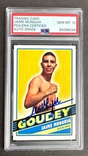 Jaime Munguia Signed 2020 UD Goudy Goodwin Champions Card G18 Slabbed PSA GEM 10