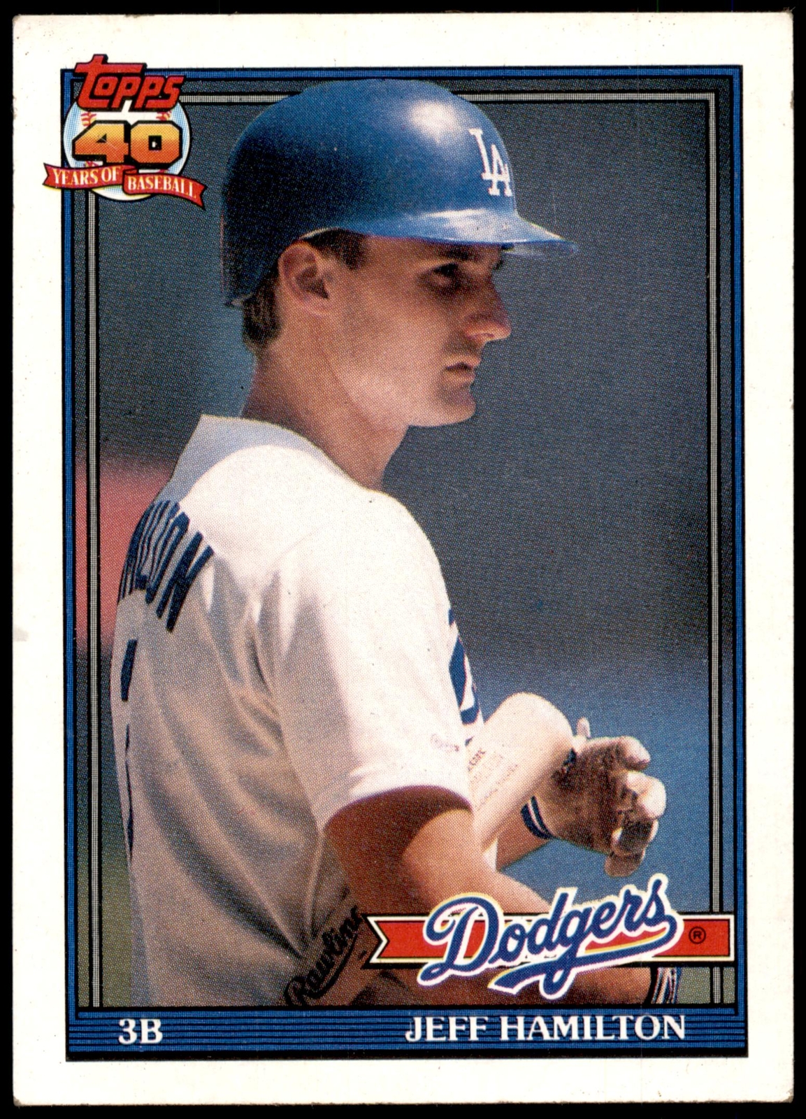 Jeff Hamilton #552b 1991 Topps