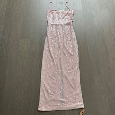 Reformation FRANKIE pink sequin maxi dress - size 8 - tags included