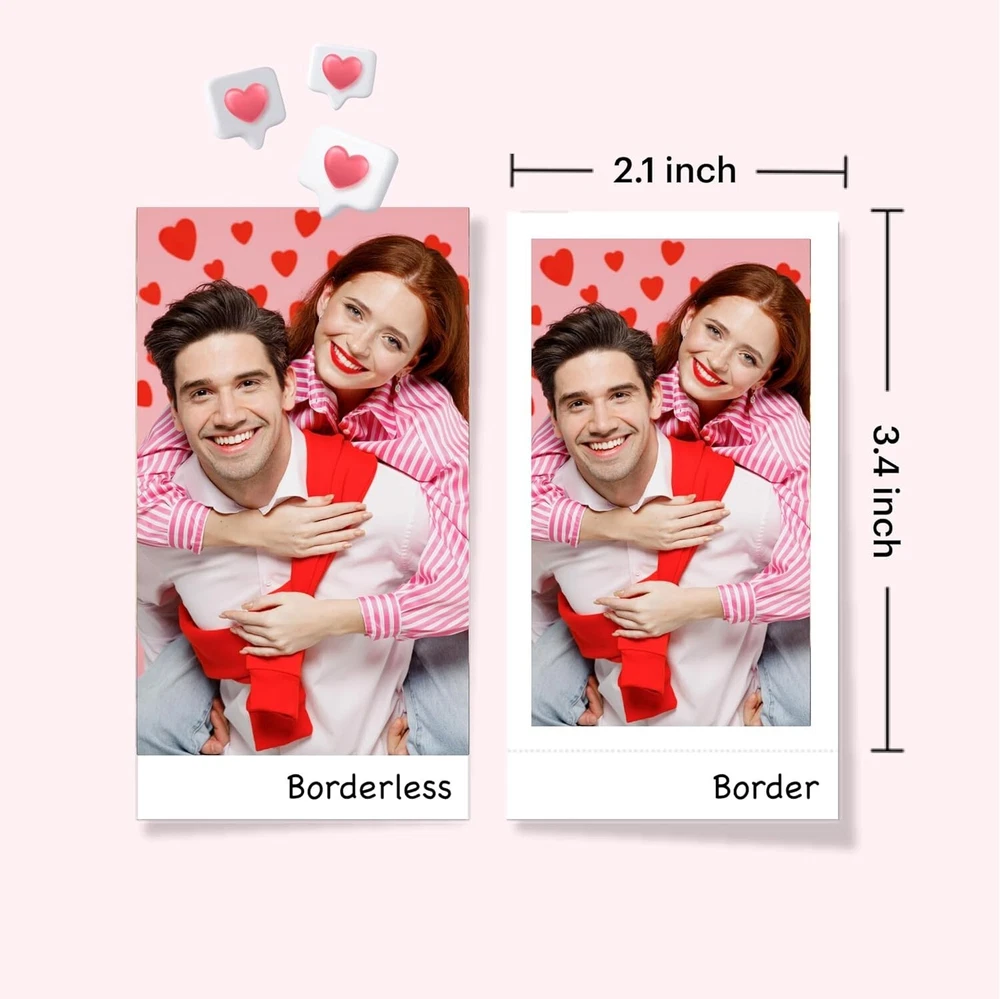Bluetooth Mini Retro Photo Printer with Waterproof Anti-Fingerprint Prints  