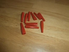 LOT/10 Mueller #72 Alligator Clip Insulator Red Fits 70/70C/70CS/70S Clips,NOS