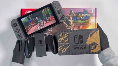 Nintendo Switch HAC-001 Monster Hunter XX Special Pack Console