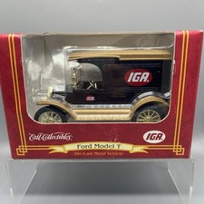 ERTL Ford Model T IGA Delivery Bank 70th Anniversary Limited Edition DieCast NEW