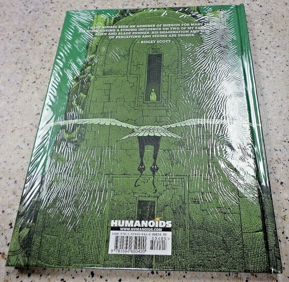 ==THE EYES OF THE CAT,MOEBIUS & JODOROWSKY,GRAPHIC NOVEL,HARDBACK,YELLOW EDITION — 第 3/3 张图片