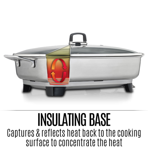 sunbeam stainless steel electric frypan