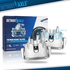Pair Front Disc Brake Calipers w/ Brackets for Dodge Durango Jeep Grand Cherokee